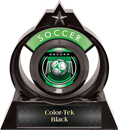 Hasty Awards Eclipse 6" Legacy Soccer Trophy. Personalization is available on this item.