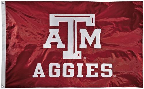 Collegiate Texas A&M 2-Sided Nylon 3'x5' Flag