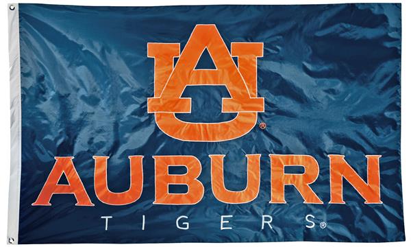 Collegiate Auburn 2-Sided Nylon 3'x5' Flag