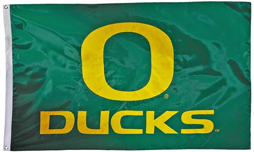Collegiate Oregon 2-Sided Nylon 3'x5' Flag