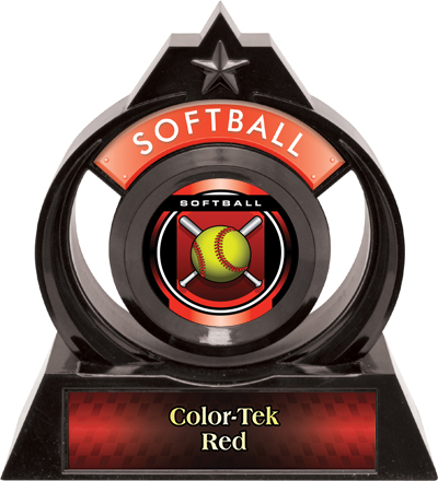 Hasty Awards Eclipse 6" Legacy Softball Trophy. Personalization is available on this item.