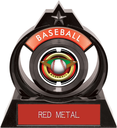 Hasty Awards Eclipse 6" Saturn Baseball Trophy. Engraving is available on this item.