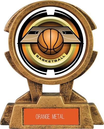 Hasty Awards 7" Sky Tower Resin Basketball Trophy. Engraving is available on this item.