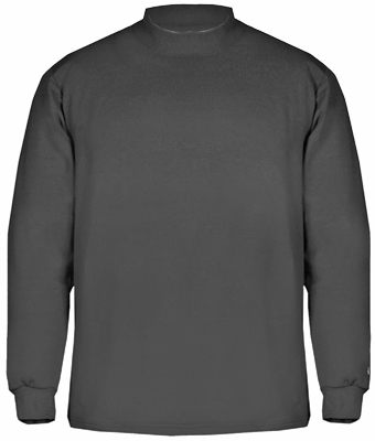 Badger B-Hot L/S Loose Mock Performance Shirts. Decorated in seven days or less.
