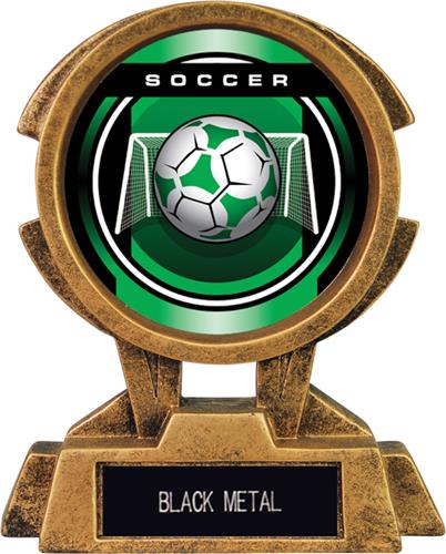 Hasty Awards 7" Sky Tower Resin Soccer Trophy