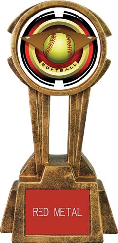 Hasty Awards 12" Sky Tower Resin Softball Trophy. Engraving is available on this item.