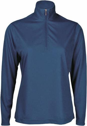 Paragon 1/4 Zip Malibu Womens Pullover. Decorated in seven days or less.