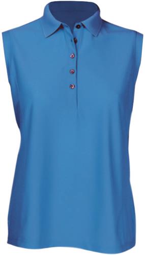 Bermuda Sands Womens Mini-Tex Knit Michelle Polo. Printing is available for this item.