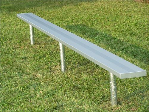 NRS Permanent Bench W/O Backrest In-Ground Mount. Free shipping.  Some exclusions apply.