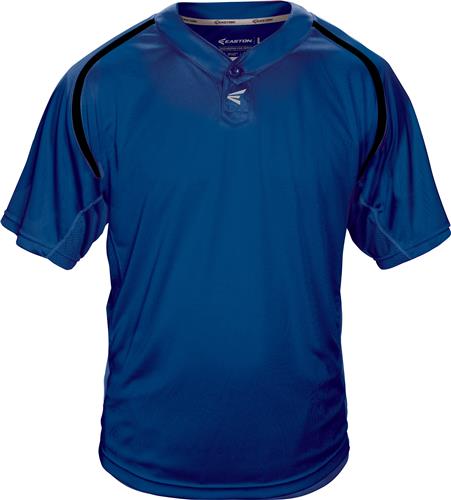 Easton M7 Two-Button Homeplate Short Sleeve Jersey. Decorated in seven days or less.
