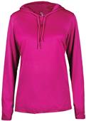 Badger Ladies' B-Core Long Sleeve Hood Tee