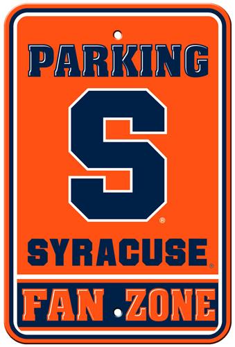 Collegiate Syracuse 12" x 18" Plastic Parking Sign