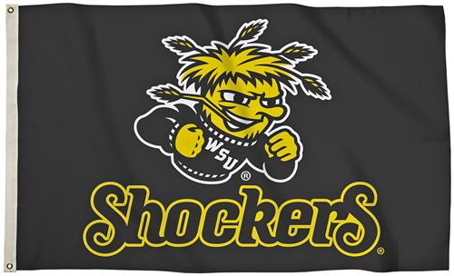 Collegiate Wichita State 3' x 5' Flag w/Grommets