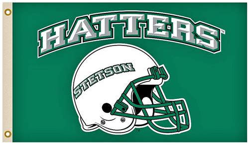 Collegiate Stetson Univ. 3'x5' Flag w/Helmet Logo