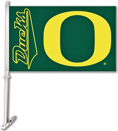 Collegiate Oregon 11"x18" Car Flag