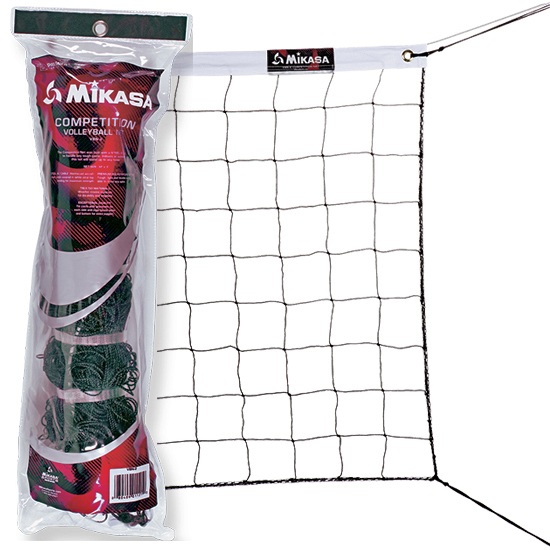 E113433 Mikasa 32' x 3' Competition Volleyball Net