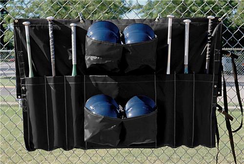 Athletic Specialties Combination Helmet/Bat Rack Fence Bag BCR
