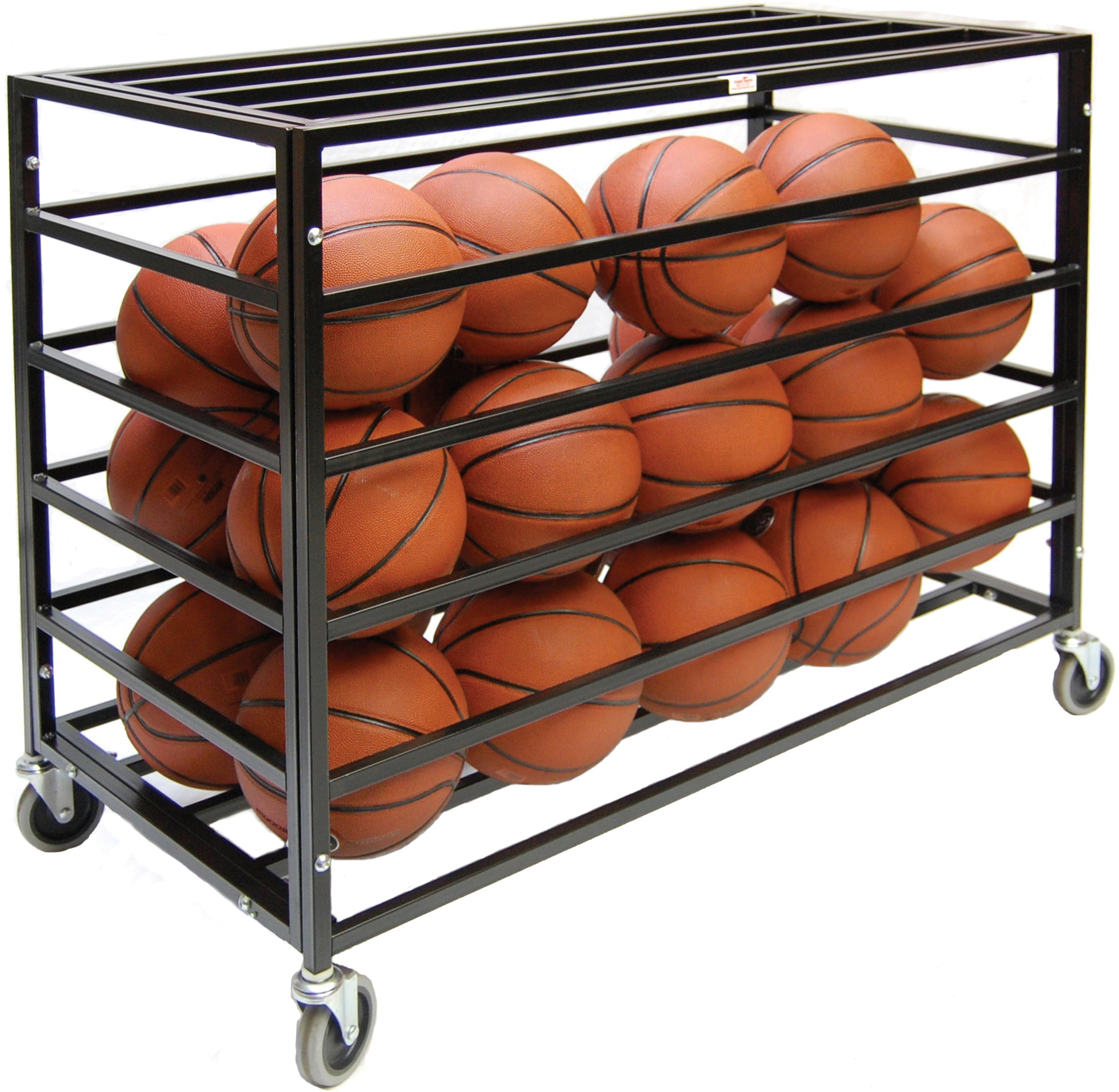 E113521 Athletic Specialty Deluxe Lockable Ball Carts