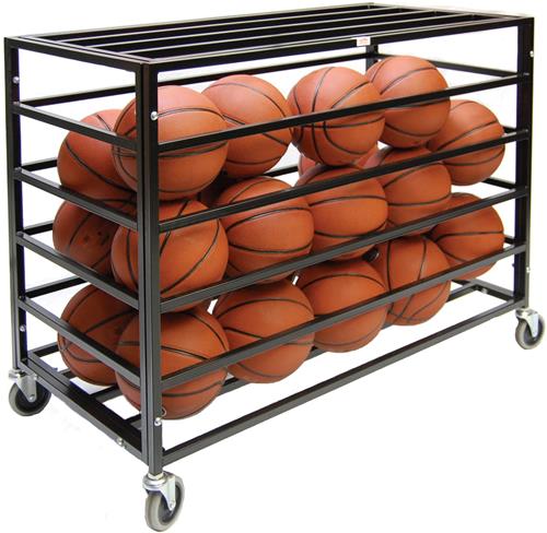 Athletic Specialty Deluxe Lockable Ball Carts. Free shipping.  Some exclusions apply.