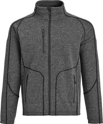 Landway Adult Metro Sweater-Knit Fleece Jacket. Decorated in seven days or less.