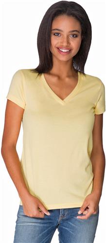 Next Level Women's Sueded Short Sleeve V T-Shirts