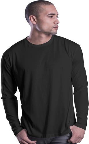 Cotton Heritage Mens Fashion L/S Crew Tee. Printing is available for this item.