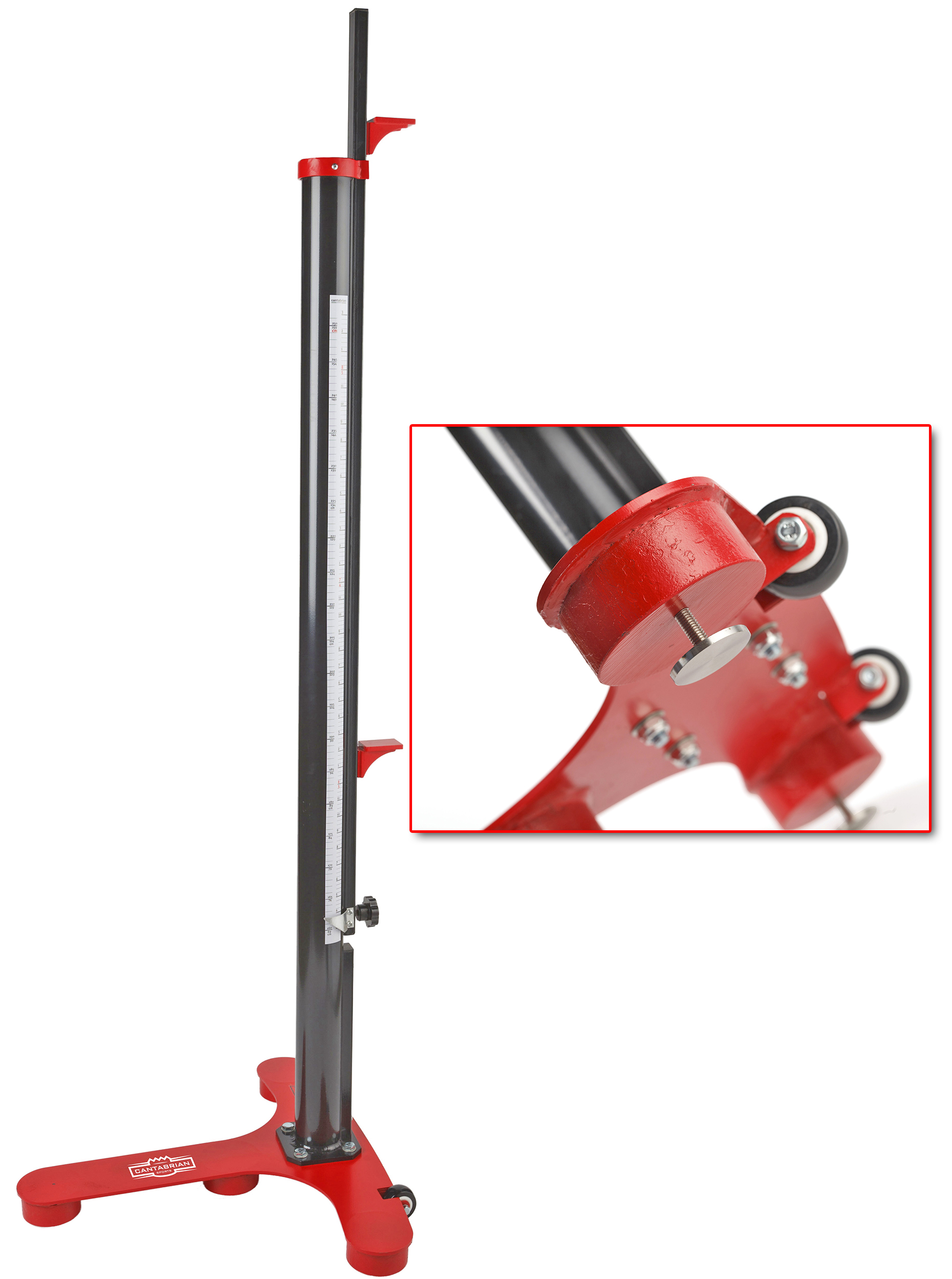 E113910 Cantabrian Aluminum Rollway High Jump Standards