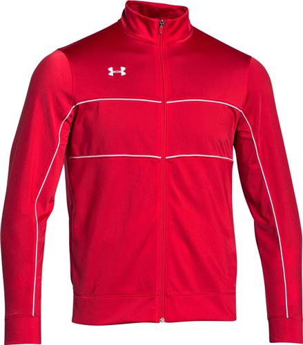 Under Armour Youth-Large (Red/White) Rival Knit Warm-Up Jacket