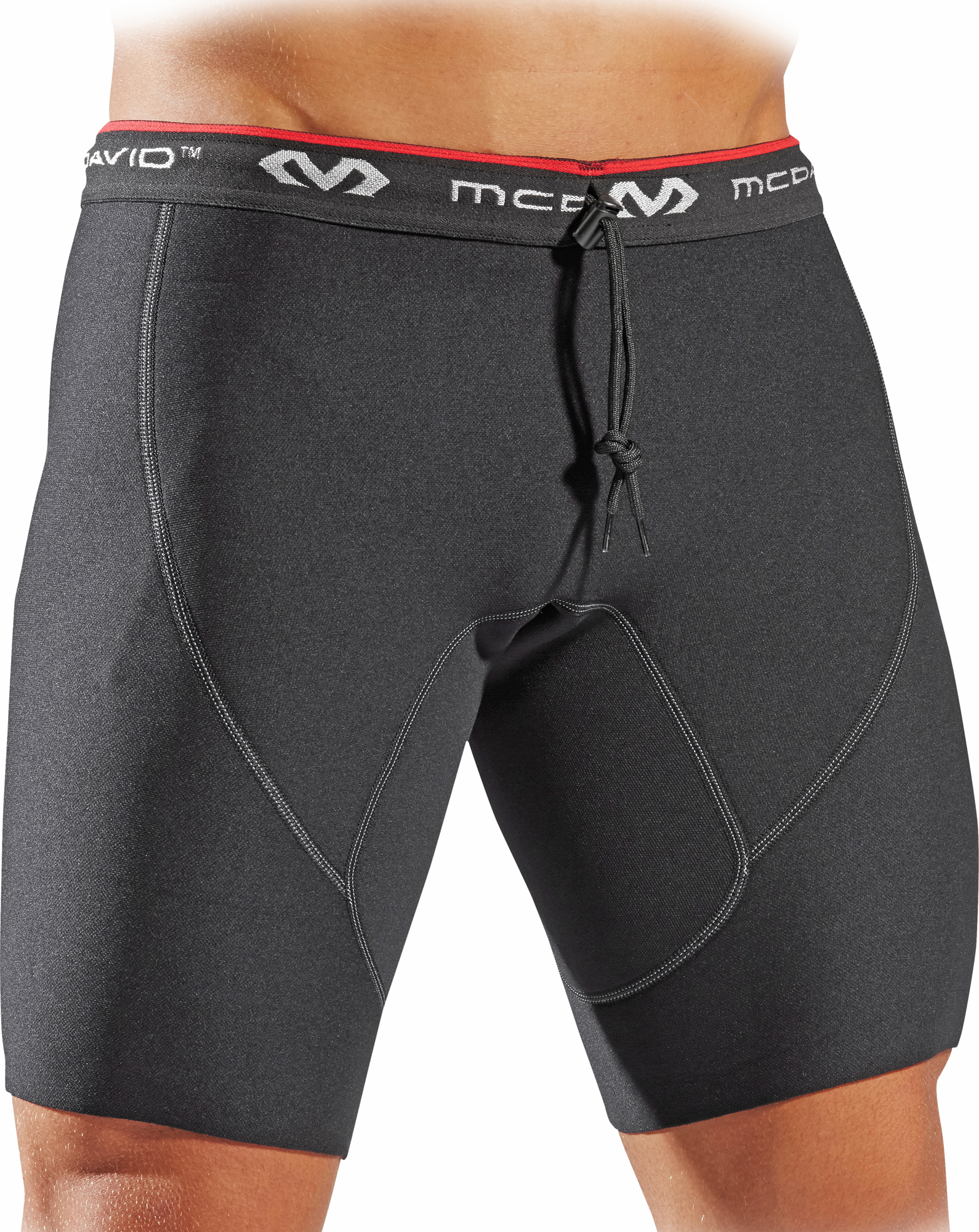 E114167 McDavid Adult Level 2 Neoprene Shorts w/Drawstring
