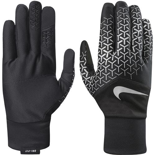 NIKE Womens Printed Dri-Fit Tempo 360 Run Gloves