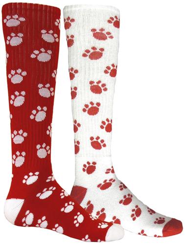 Red Lion Mismatched MX Paws Socks