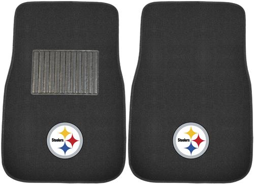 Fan Mats NFL Steelers Embroidered Car Mats (set)