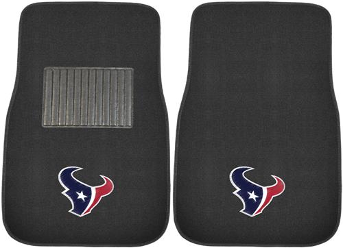 Fan Mats NFL Texans Embroidered Car Mats (set)