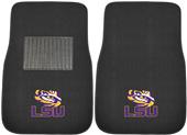 Fan Mats NCAA LSU Embroidered Car Mats (set)