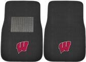 Fan Mats NCAA Wisconsin Embroidered Car Mats (set)