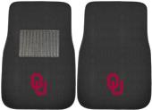 Fan Mats NCAA Oklahoma Embroidered Car Mats (set)