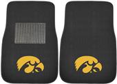 Fan Mats NCAA Iowa Embroidered Car Mats (set)