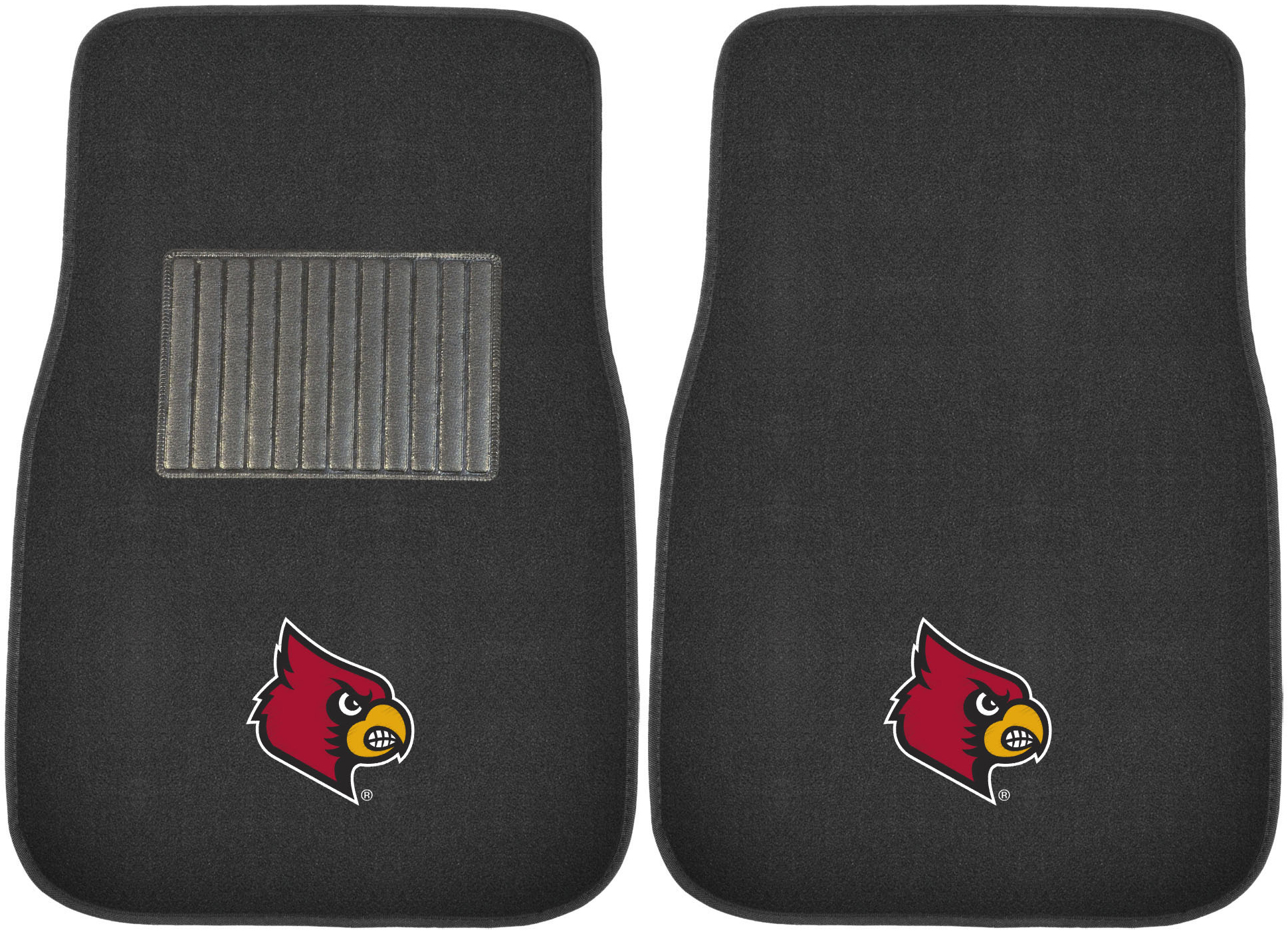 E114550 Fan Mats NCAA Louisville Embroidered Car Mats(set)