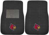 Fan Mats NCAA Louisville Embroidered Car Mats(set)