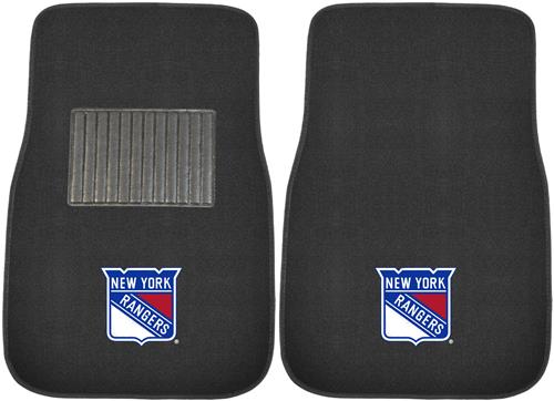 Fan Mats NHL NY Rangers Embroidered Car Mats (set)