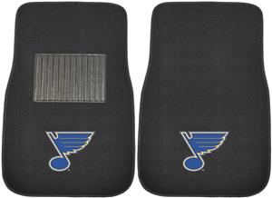 Fan Mats Nhl Blues Embroidered Car Mats Set Soccer Equipment