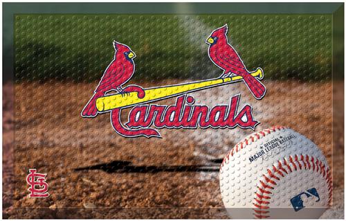 Fan Mats MLB Cardinals Scraper Ball or Camo Mats