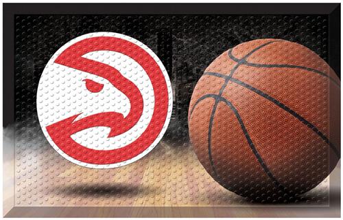 Fan Mats NBA Hawks Scraper Ball Mat