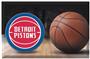 Fan Mats NBA Pistons Scraper Ball Mat