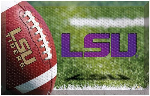 Fan Mats NCAA LSU Scraper Ball or Camo Mats