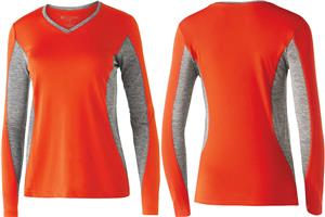 Holloway Ladies Stellar Long Sleeve Shirt. Printing is available for this item.