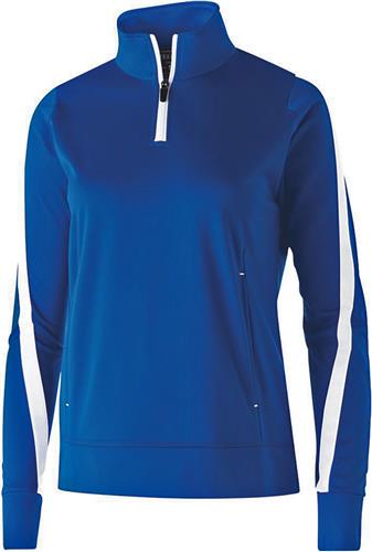 Holloway Ladies Determination Pullover Jacket. Decorated in seven days or less.