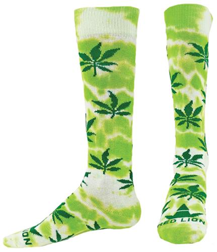 Red Lion Cannabis Over The Calf Socks