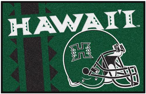 Fan Mats NCAA University of Hawaii Starter Mat