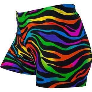 Purple//Black, 4 in. Adult XL 16-18 Galaxy Basic Shorts